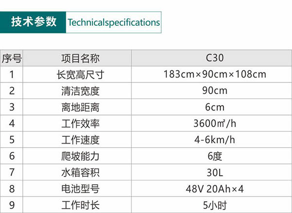 电动班戈尘推车C30